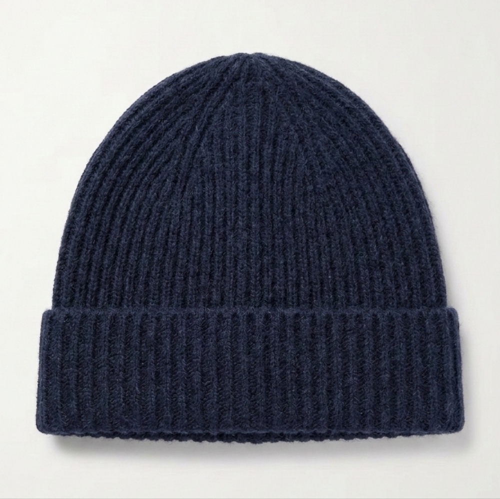 NWT H&M Premium Selection Wool & Cashmere Blend Ribbed Beanie